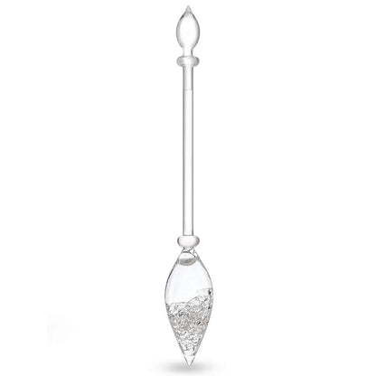 Bouteille/ Décanteur 'Era' de 1,3 litres, pour une nouvelle ère dans la préparation de « l’eau de gemme ». Verre sans métaux lourds ! vendu avec ou sans minéraux ! 3 bâtons de gemmes au choix : Diamant / 5 éléments / Bien être !