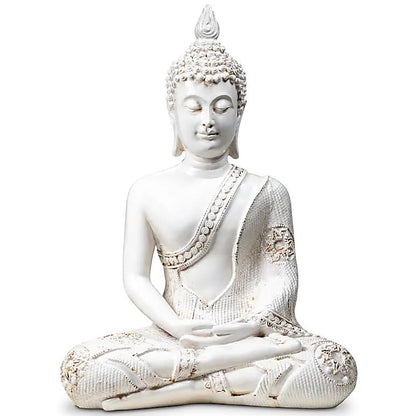 Bouddha de style thaïlandais avec mudra méditation (geste de la main) - 20 centimètres - 694 grammes !