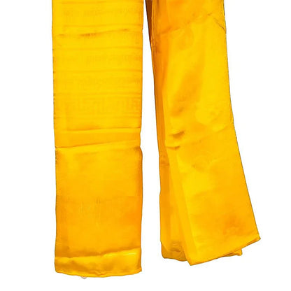 Katha de 2,40 m - 5 couleurs au choix - En soie artificielle ornée de motifs Tibétains, écharpe de salutation, offrande de respect et décoration d’autel bouddhiste
