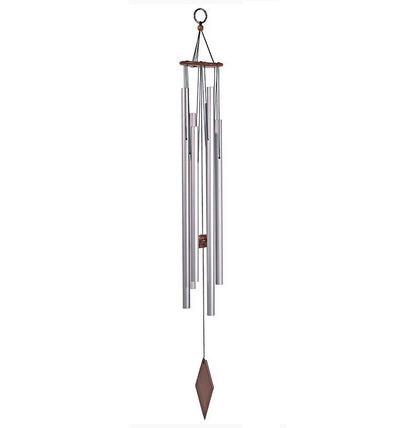 Carillon à vent thérapeutique a 5 tubes, accordé en ॐ Om 136,10 hertz, la fréquence divine ! 78 cm - 415 gr. !