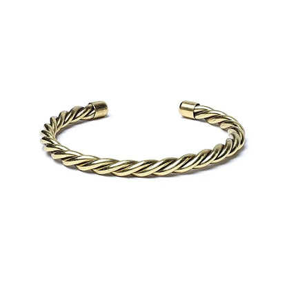 Bracelet torsadé couleur Or - Réglable ± 6,5 cm