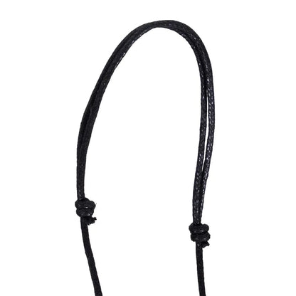 Palo Santo, pendentif en forme de plume de 6 ou 8 cm, sur cordon de longueur (min / max): 38 -70cm. De source responsable, fabriqué à la main, dans le souci du bien-être des artisans et de la nature.