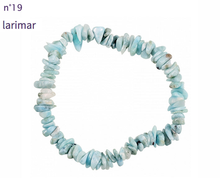 Collection de bracelets 'Baroque', perles de formes naturelles. Longueur au choix de 17 à 21 cm, avec fil de haute résistance !