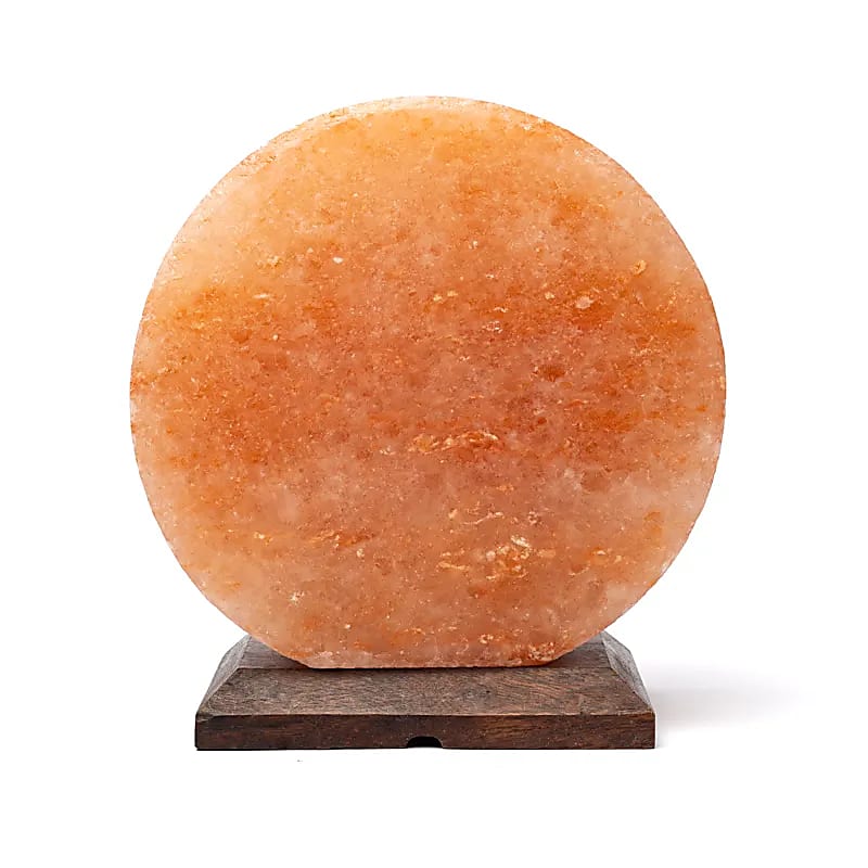 Lampe en sel, modèle Mandala de 22 cm - 5,5 kg - Cette lampe allie beauté et énergie !