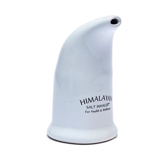 Himalayan salt inhaler for daily nasal hygiene