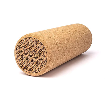 Cylindre en liège écologique – léger et stable, idéal pour yoga, kiné, méditation, sport doux.