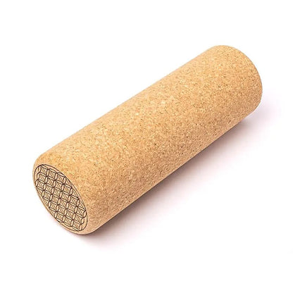 Cylindre en liège écologique – léger et stable, idéal pour yoga, kiné, méditation, sport doux.