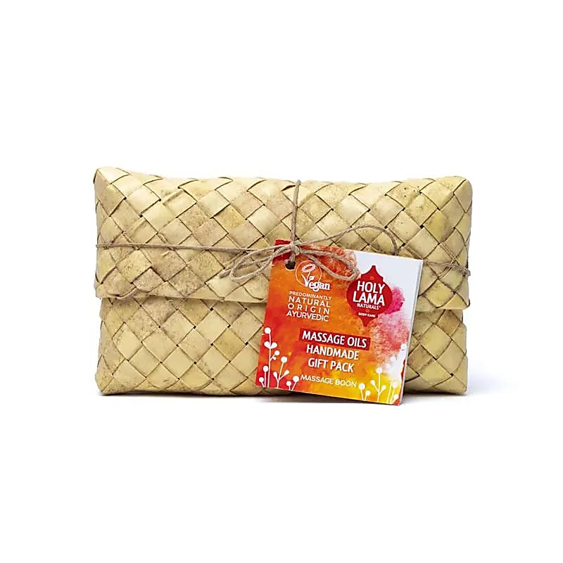 Huiles de massage Ayurvédique de chez Holy Lama Naturals – Coffret découverte aux huiles essentielles