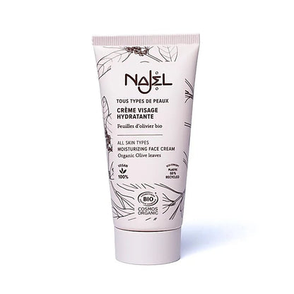 Najel's deeply moisturizing organic face cream, specially developed for natural skincare - All skin types - 50g