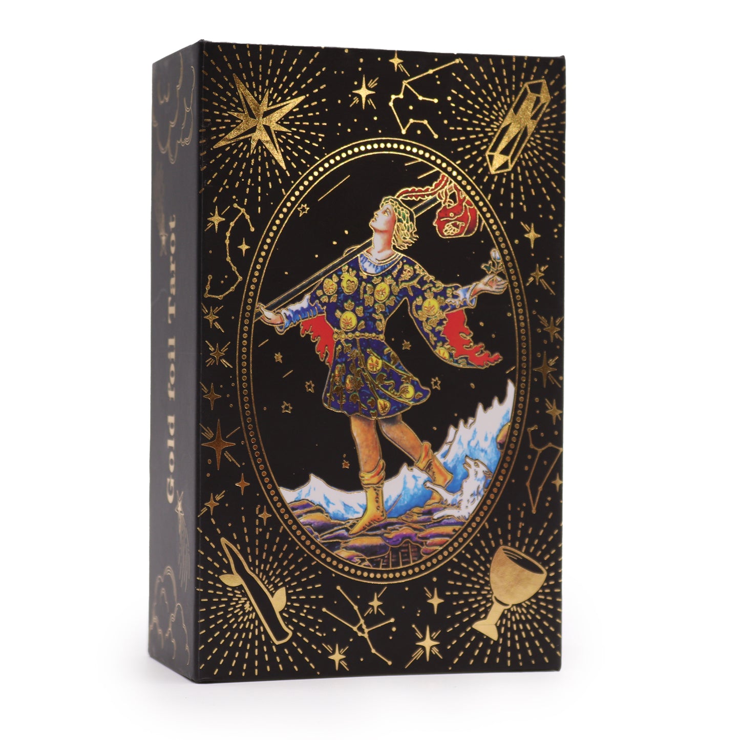 Tarot “Feuille d’Or” – Que la Magie Commence ! – 78 Cartes - Format standart !