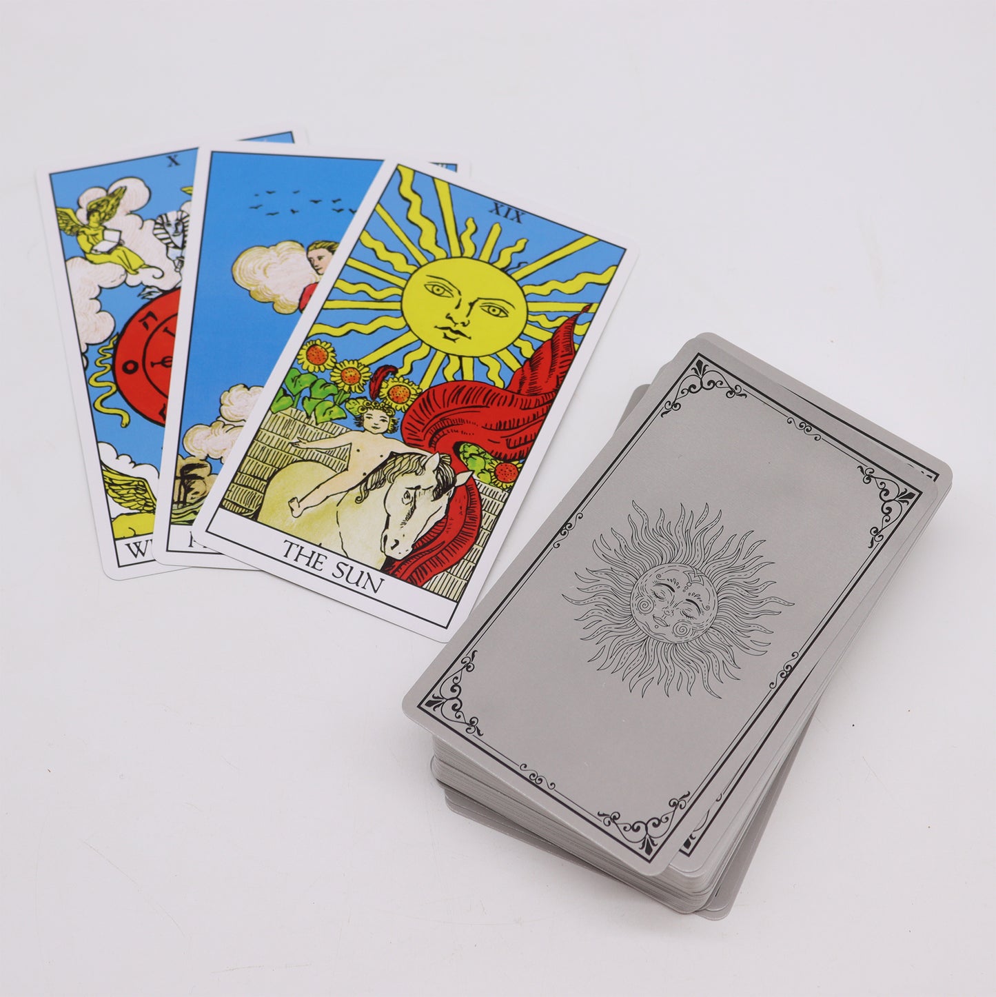 Tarot Traditionnel Illustré – Jeu de 78 Cartes Divinatoires – Format Standard