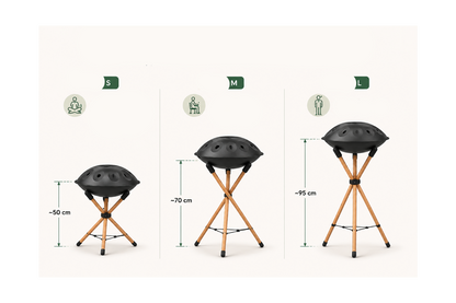 Support de Handpan en Bois – 3 tailles au choix | Fait par Zen Curiosity