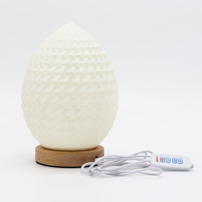 'New Wave' Lamp – 3 Modes – Teardrop Shape – 21x10x10cm – 240g | USB or optional AC adapter/USB