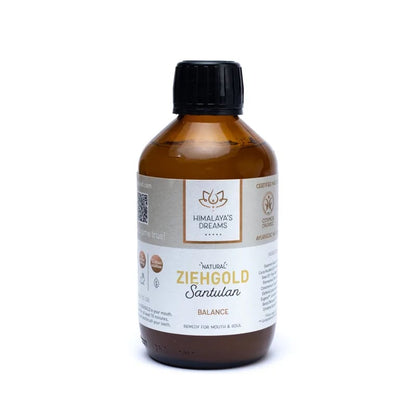Sélection de 2 huiles Ayurvédique de chez 'Himalaya's Dreams' : Ziehgold 'Shakti' est tonifiante et régénérante et Ziehgold 'Santulan', apaise et renforce spécifiquement les gencives et la muqueuse buccale ! Très efficasse !