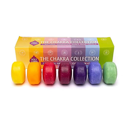Savons Holy Lama Naturals – Collection « 7 Chakras » (à l'unité ou coffret de 7 savons)