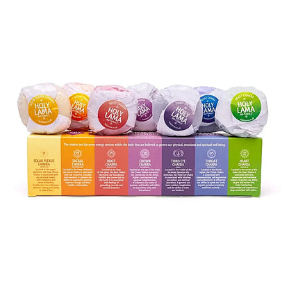 Savons Holy Lama Naturals – Collection « 7 Chakras » (à l'unité ou coffret de 7 savons)