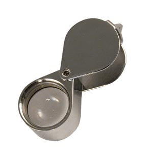 Loupe de poche repliable “Compte-fils” – Grossissement × 10 ou x 20 – Outil idéal pour bijoutiers, minéralogistes et amateurs de précision !
