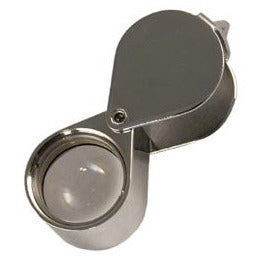 Loupe de poche repliable “Compte-fils” – Grossissement × 10 ou x 20 – Outil idéal pour bijoutiers, minéralogistes et amateurs de précision !