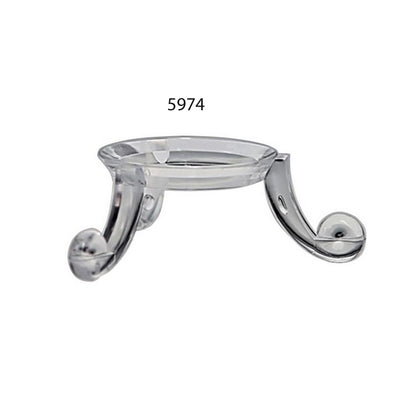 Supports/ Stands pour stabiliser les sphère en pierres... 3 finitions : cuivre, laiton ou pvc. Ø 5 x 2 centimètres !