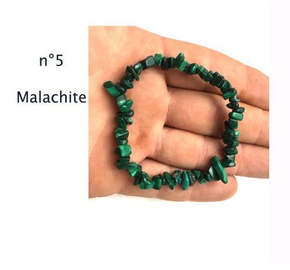 Collection de bracelets 'Baroque', perles de formes naturelles. Longueur au choix de 17 à 21 cm, avec fil de haute résistance !