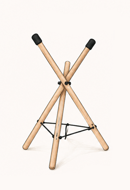 Wooden Handpan Stand – 3 sizes to choose from | Made by Zen Curiosity