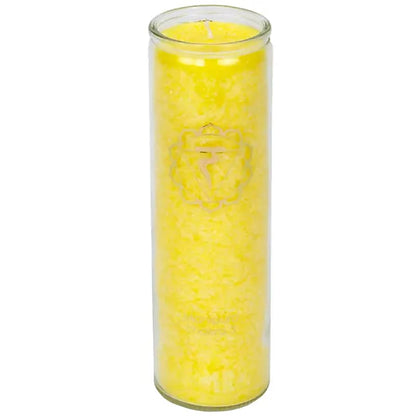 Bougies d'une durée de 100 Heures à la stéarine, 21 cm x 6,5. Couleurs au choix : Blanche, noire ou 7 chakras. Vendu à l'unité ou par 7. Trés bonne qualité, parfait !