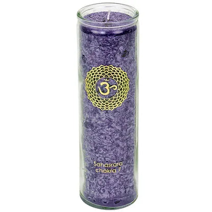 Bougies d'une durée de 100 Heures à la stéarine, 21 cm x 6,5. Couleurs au choix : Blanche, noire ou 7 chakras. Vendu à l'unité ou par 7. Trés bonne qualité, parfait !