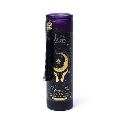 Bougies 'd'intentions' aux huiles essentielles et avec pierres précieuses, de chez 'Song of India'. 20 ou 80H de combustion ! Lorsque la bougie brûle, les pierres précieuses coulent avec la cire, une fois terminée, vous conserver les pierres !