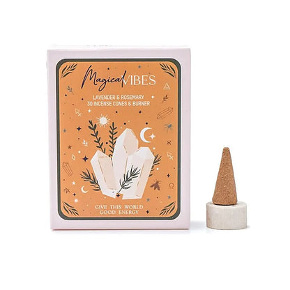 Cônes d'encens 'Celestial Magic', parfait pour ajouter une touche de magie. Vente par boîte de 50 grammes ou par 6 boîtes !