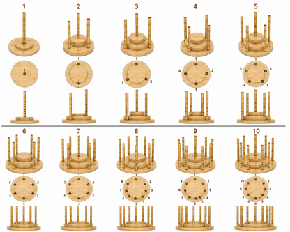Supports en bois pour une ou plusieurs flutes, contactez nous pour des modèles sur mesure !