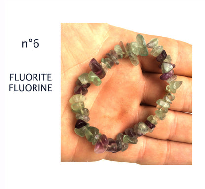 Collection de bracelets 'Baroque', perles de formes naturelles. Longueur au choix de 17 à 21 cm, avec fil de haute résistance !