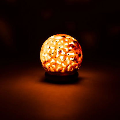 Tealight holder/candle holder, 'frosted' finish with pretty moon and sun motifs, size 10x12.5 cm - 500 gr. - Suitable for tealight candles and up to approximately 4 cm!