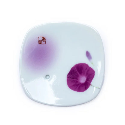 Sélection de 3 portes-encens en céramique (Ø 8,2 cm) du Japon – Idéal pour bâtons fins, avec ou sans support bambou !