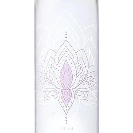 Gourdes de chez 'Soulbottles'- Modèle : 'Just breathe' avec Motif du Lotus  - 0,6 L – 570 gr - Fait en Allemagne