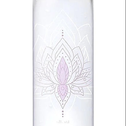 Gourdes de chez 'Soulbottles'- Modèle : 'Just breathe' avec Motif du Lotus  - 0,6 L – 570 gr - Fait en Allemagne