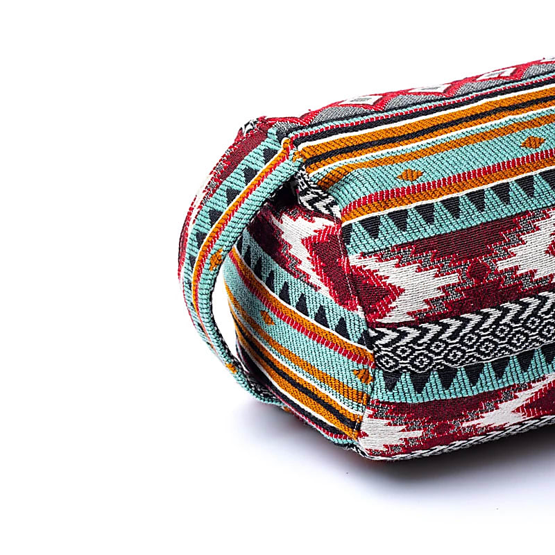 Coussin/ Bolster/ Traversin de Yoga ou Méditation en coton, de 60 centimètres de longueur x 16 de diamètre - 2,365 kilogrammes. Housses extérieures en coton ! Les housses intérieures sont remplis de graines de Sarrasin !