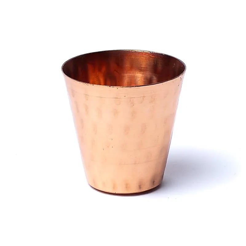 Verre/ Gobelet en cuivre (Tamba) de taille S - 45 ML – 125 gr.