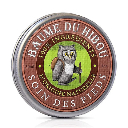 Baume du Hibou – Baume Pieds Réparateur & Apaisant aux Actifs Naturels – Huiles Essentielles et Huiles Vierge pour Pieds Sensibles, Abîmés ou Échauffés - 30 ml