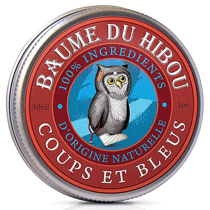 Baume du Hibou 'Coups et Bleus Bio' - Baume à l’Arnica Apaisant & Décongestionnant, aux Huiles Essentielles Vitalisantes pour Bleus, Bosses et Zones Endolories – 30 ml