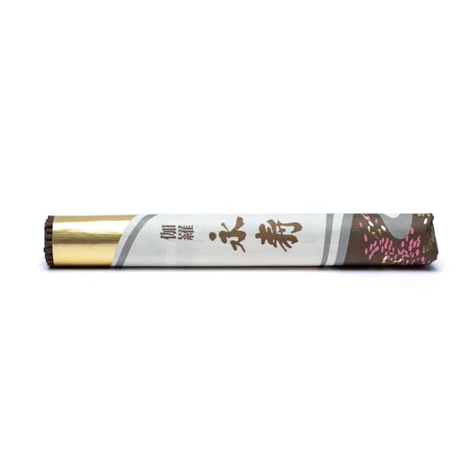 Encens japonais de prestige Kyara – bois d’agar et benjoin, senteur mystique et noble (14–15 cm / 24 g) !