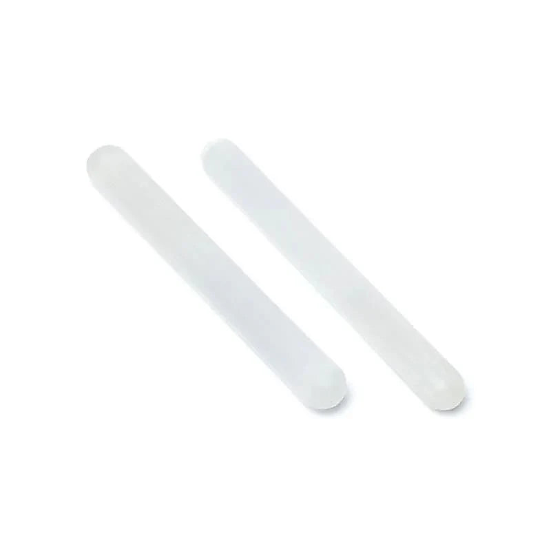 Bâton de massage en sélénite avec pointes arrondis – 15,2 x 2 cm - 80 gr.
