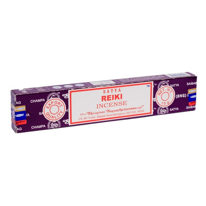 Encens 'Satya Agarbatti' – Série Classique. 23 parfums au choix ! Vendu à l’unité ou en pack de 12. Marque reconnue, qualité garantie pour vos ambiances !