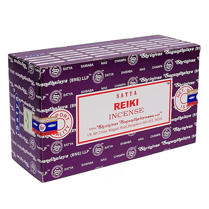 Encens 'Satya Agarbatti' – Série Classique. 23 parfums au choix ! Vendu à l’unité ou en pack de 12. Marque reconnue, qualité garantie pour vos ambiances !