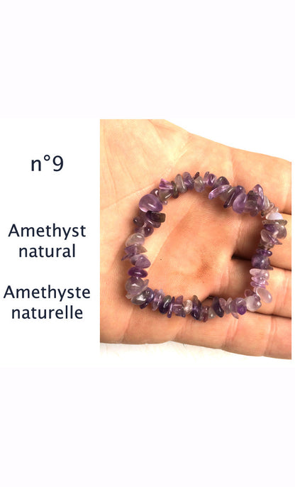 Collection de bracelets 'Baroque', perles de formes naturelles. Longueur au choix de 17 à 21 cm, avec fil de haute résistance !