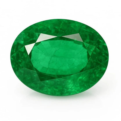 Émeraude naturelle de Zambie - pierre fine de 6.54 × 4.76 × 2.74 mm - 0,51 carat - Parfait en bijouterie, collection, exposition...