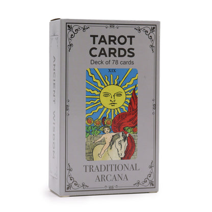 Tarot Traditionnel Illustré – Jeu de 78 Cartes Divinatoires – Format Standard