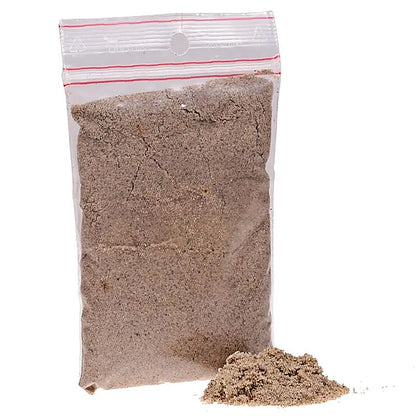 Sachet rempli de sable fin de 12x8 cm - 150 gr. Parfait pour stabiliser les batonnets d'encens !