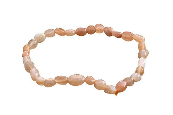 Pierre du soleil, bracelet de 17 à 21cm, collier de 42cm et sautoir de 60cm. Perles de type 'Graine' de formes naturelles montées sur fil de haute résistance !