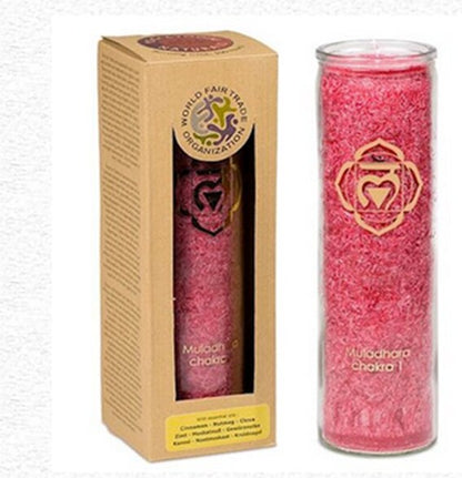 Bougies d'une durée de 100 Heures à la stéarine, 21 cm x 6,5. Couleurs au choix : Blanche, noire ou 7 chakras. Vendu à l'unité ou par 7. Trés bonne qualité, parfait !