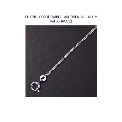Sélection de chaînettes de 43 à 65 centimètres en Argent 0.925. 10 modèles au choix ! Parfait pour vos pendentifs prféférés !
